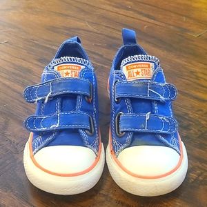 Toddler Boys Blue/Orange Converse